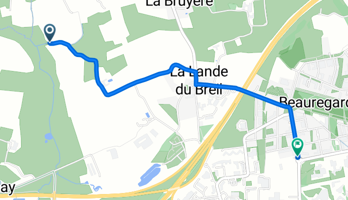 Rennes à Avenue du Bois Labbé, Rennes