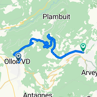 Route in Ollon