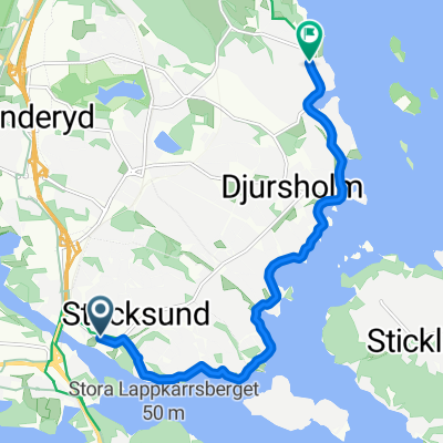 Hamnvägen, Stocksund to Svalnäsvägen, Djursholm