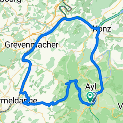 Route von Saarburg