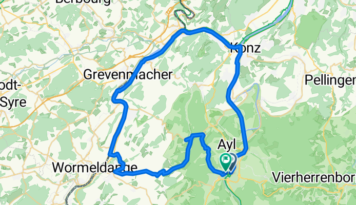 Route von Saarburg
