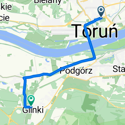 przy Kaszowniku, Toruń do Szubińska, Toruń