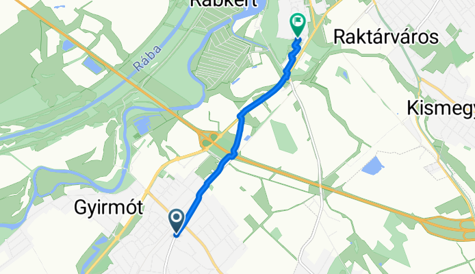 Győri út, Győr - Katód utca, Győr