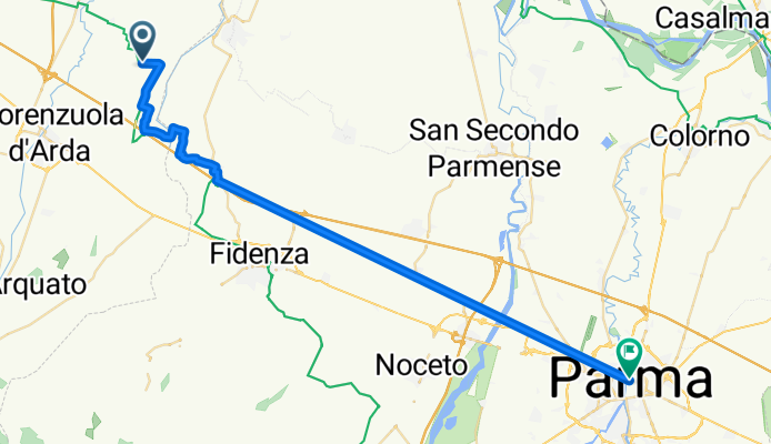 Via Boceto Privato to Strada Cavour 24/A