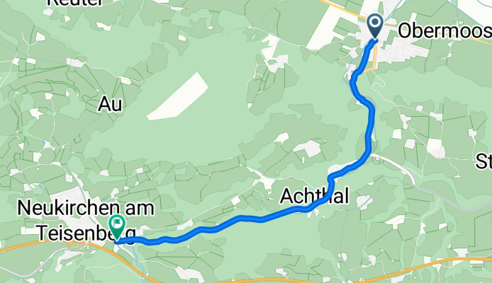 Route nach Teisendorf