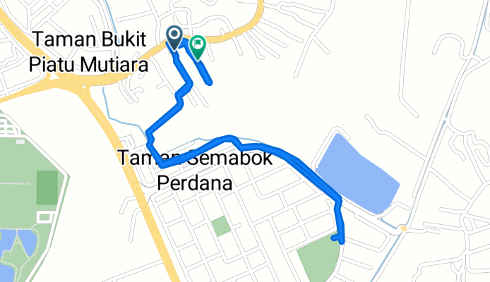 Jalan Bukit Piatu to Jalan Bukit Piatu