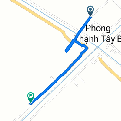 Đường Kinh 1, H. Phước Long to X. Phong Thạnh Tây B, H. Phước Long