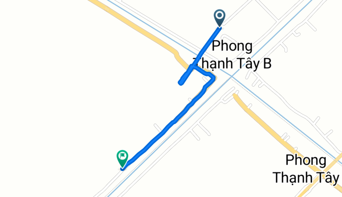 Đường Kinh 1, H. Phước Long to X. Phong Thạnh Tây B, H. Phước Long