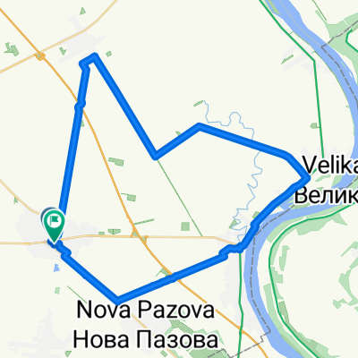 Route to Stara Pazova