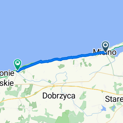 Północna, Mielno do Pleśna, Będzino