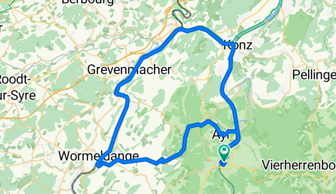 RT 55km Saarb.-Konz-Rehlingen-Mannebach-Ayl-Saarb.