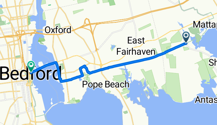 Mattapoisett Rail Trail to New Bedford Bridge