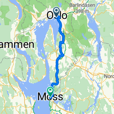 Oslo til Moss