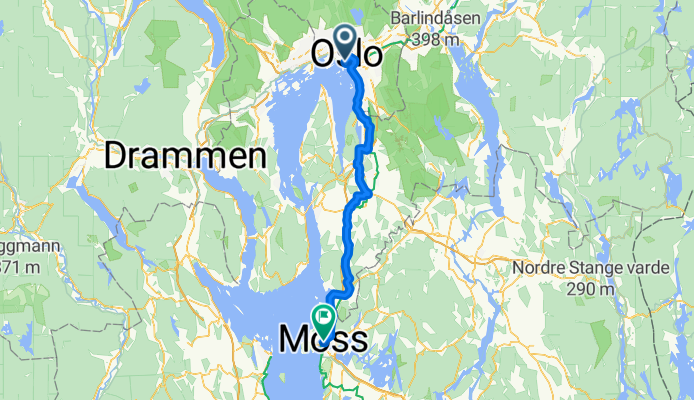 Oslo til Moss