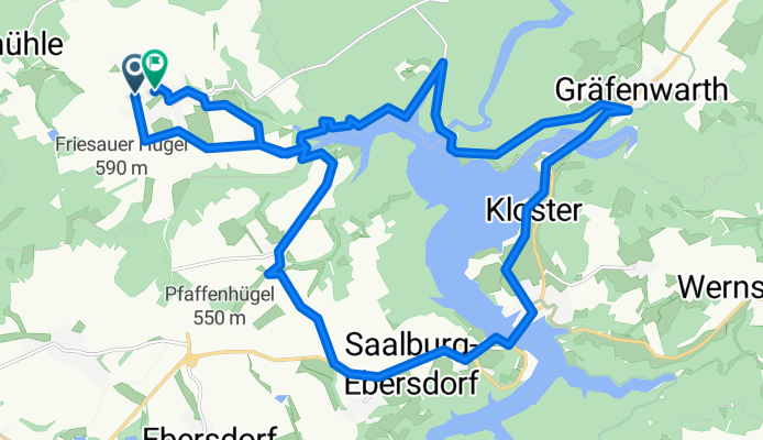 Route in Remptendorf