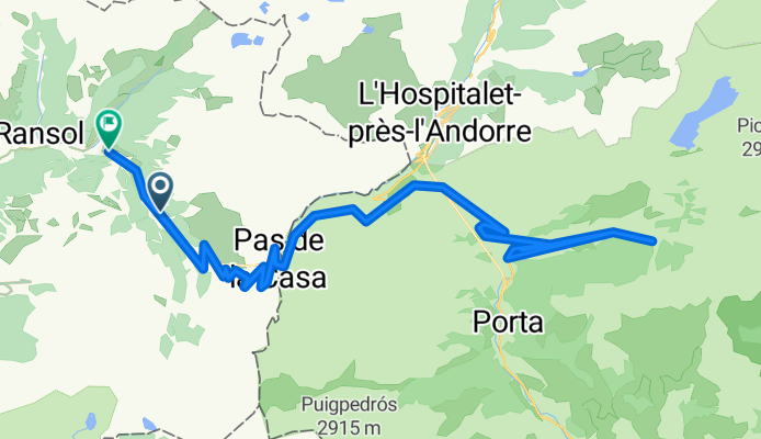 De CG-2 a Passatge de l'Asó
