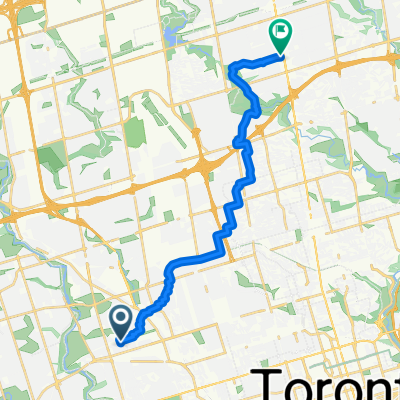 Corbett Ave, Toronto to Yonge St, Toronto
