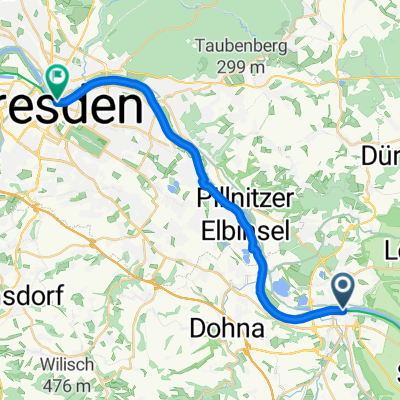 Pirna nach Terrassenufer