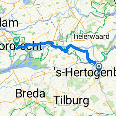 Von 's-Hertogenbosch bis Dordrecht