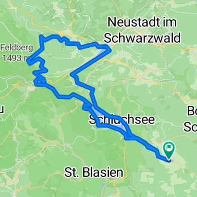 Route in Grafenhausen