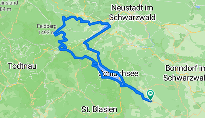 Route in Grafenhausen
