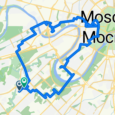 Мосфильмовская улица, Москва до Мосфильмовская улица, Москва