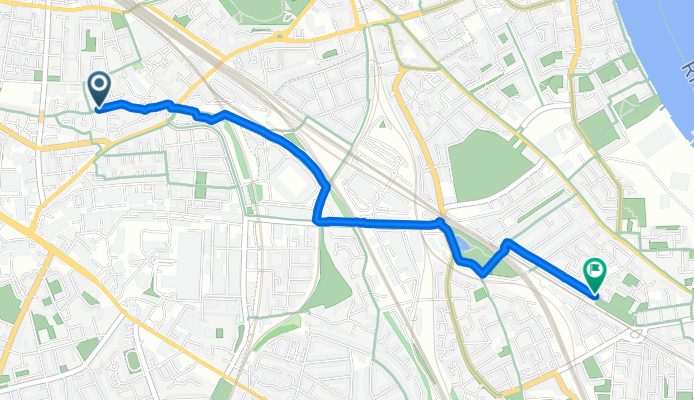 Stevenson Crescent, London to Lord Clyde, London