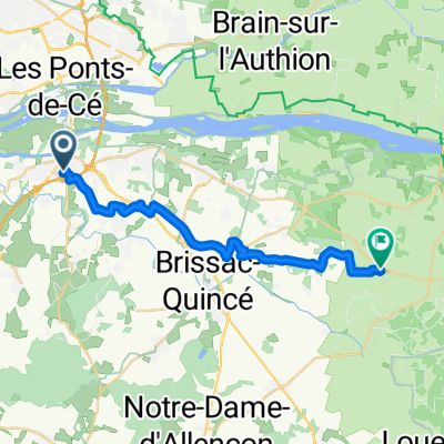 De Mûrs-Erigné à Rue des Chênes