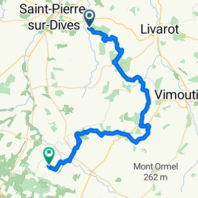 Rue de la Maladrerie, Saint-Pierre-en-Auge à Route du Bourg, Merri