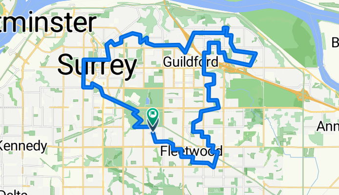 33 km North Surrey Park Loop Em's Baseball