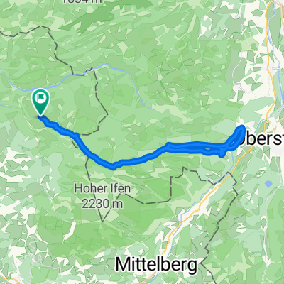 Berggasthaus Rohrmoos– Im Rohrmoos Runde von Sibratsgfäll