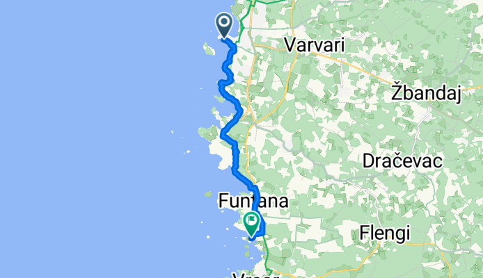 Obala Maršala Tita, Poreč nach Vrsar