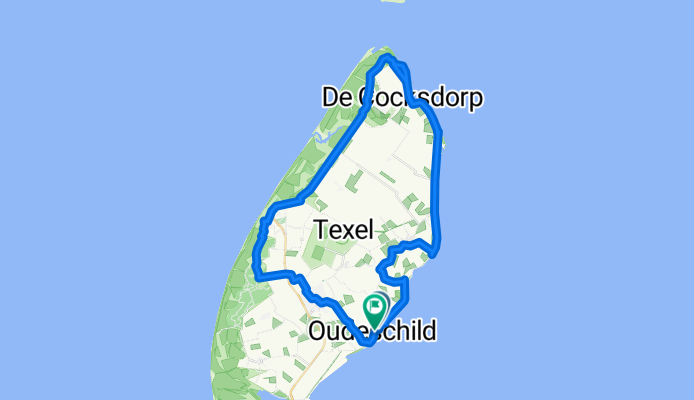 Fietsknoop Eijerlandroute Texel