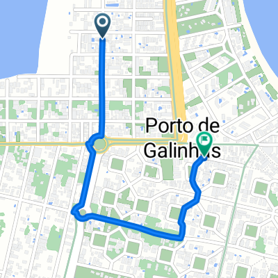 De Rua Algarve III a Rua Beijupirá