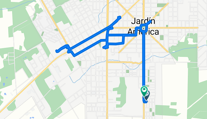 De Avenida Nahuel Huapi a Avenida Nahuel Huapi