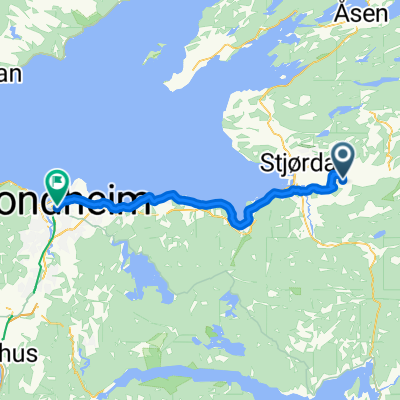From Stjørdal to Trondheim