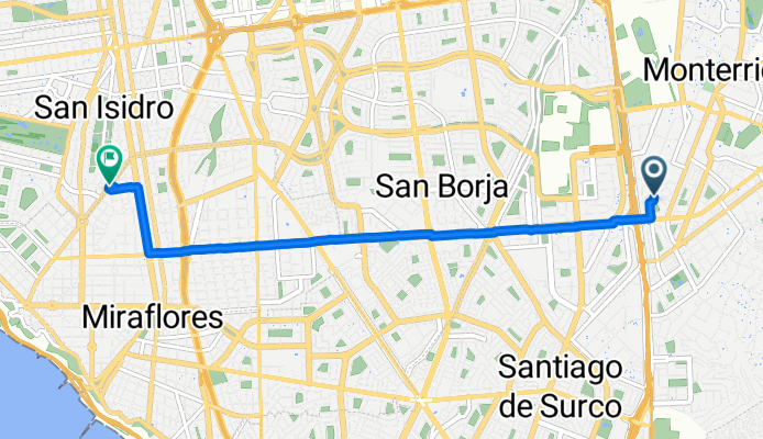 -12.108, -76.976 a -12.107, -77.034
