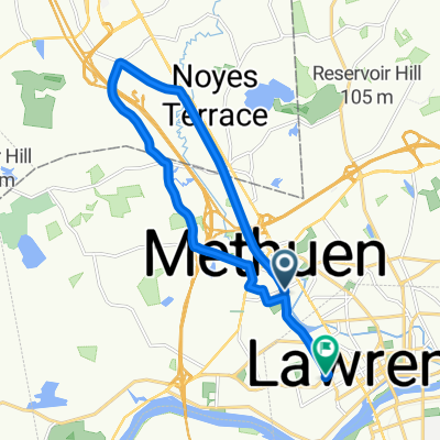Methuen Rail Trail, Methuen to Forest St, Lawrence
