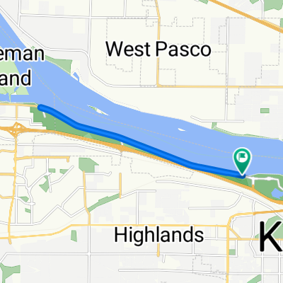 Paul Parish Dr, Kennewick to Paul Parish Dr, Kennewick