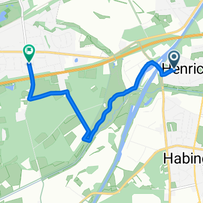 Gevelskamp nach Habichtstraße