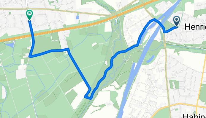 Gevelskamp nach Habichtstraße