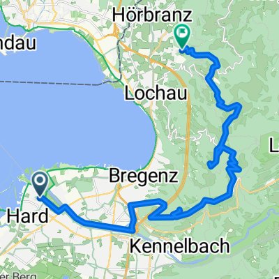 Über Fluh, Pfänder nach Hörbranz