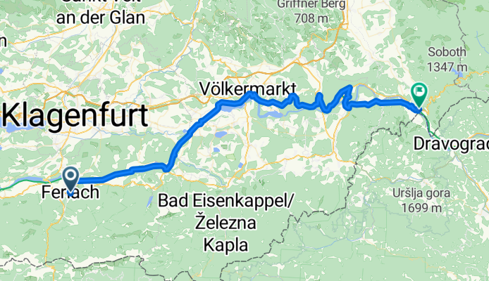 Drauradweg Etappe 5: Ferlach-Lavamünd/Jauntal