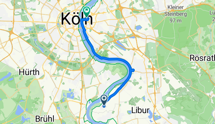 Sandbergstraße, Köln nach Luise-Straus-Ernst-Straße, Köln