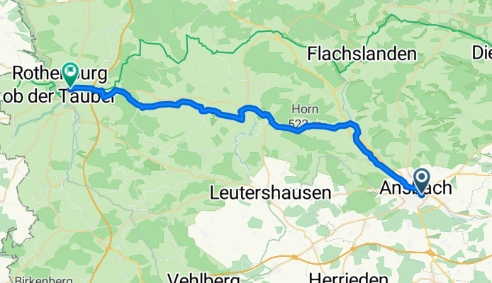Route zu Hotel-Gasthof Post