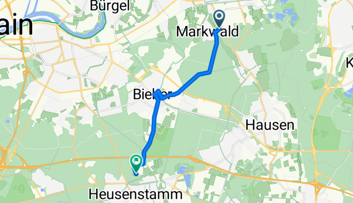 Von Mühlheim am Main bis Heusenstamm