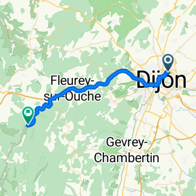 From Dijon to Gissey-sur-Ouche