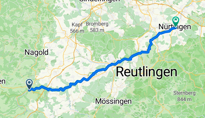 Von Horb am Neckar bis Neckartenzlingen