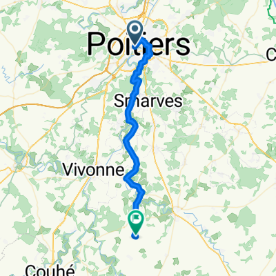 From Poitiers to Champagné-Saint-Hilaire