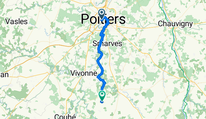 From Poitiers to Champagné-Saint-Hilaire